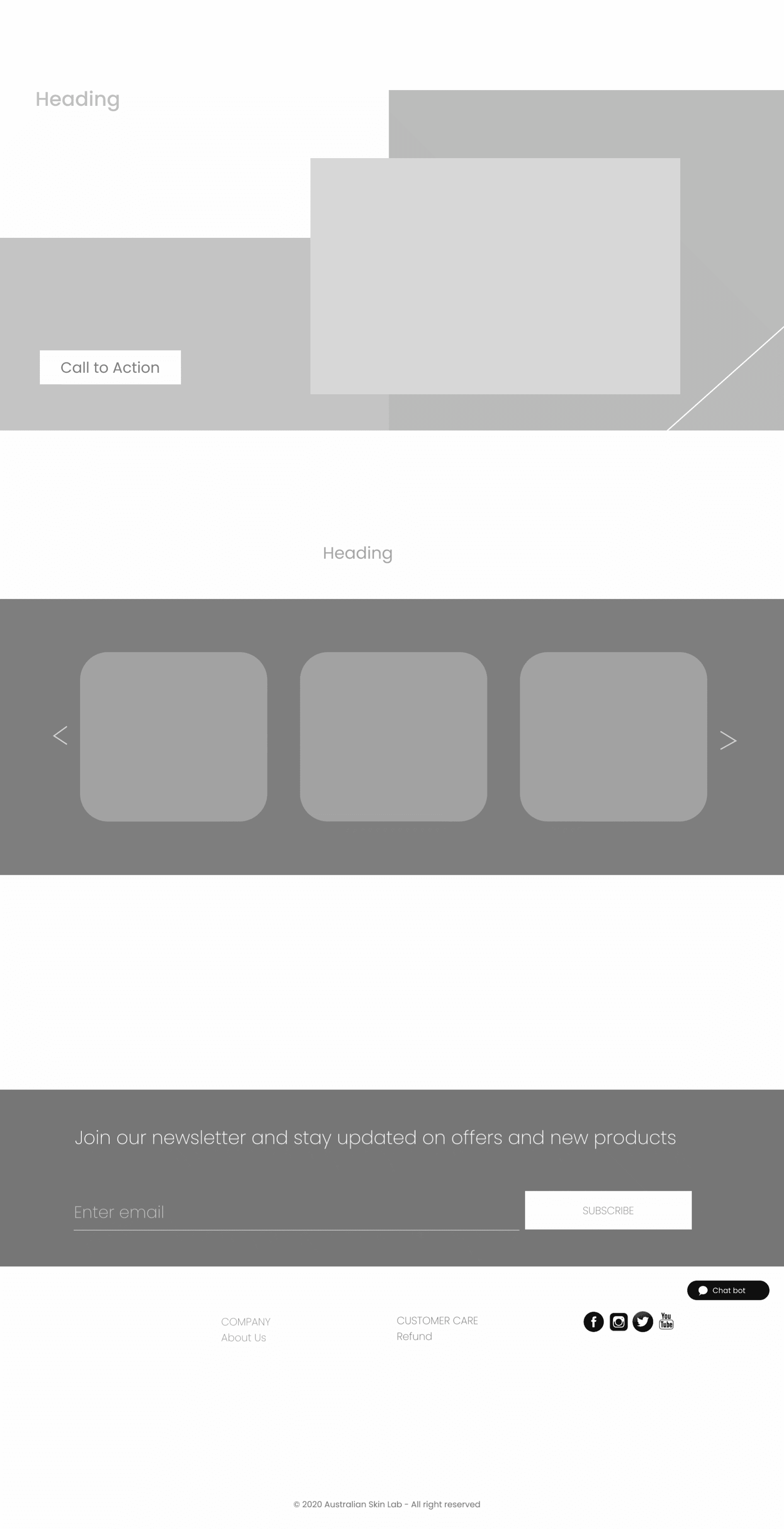 ASL lo-fi wireframe — categories