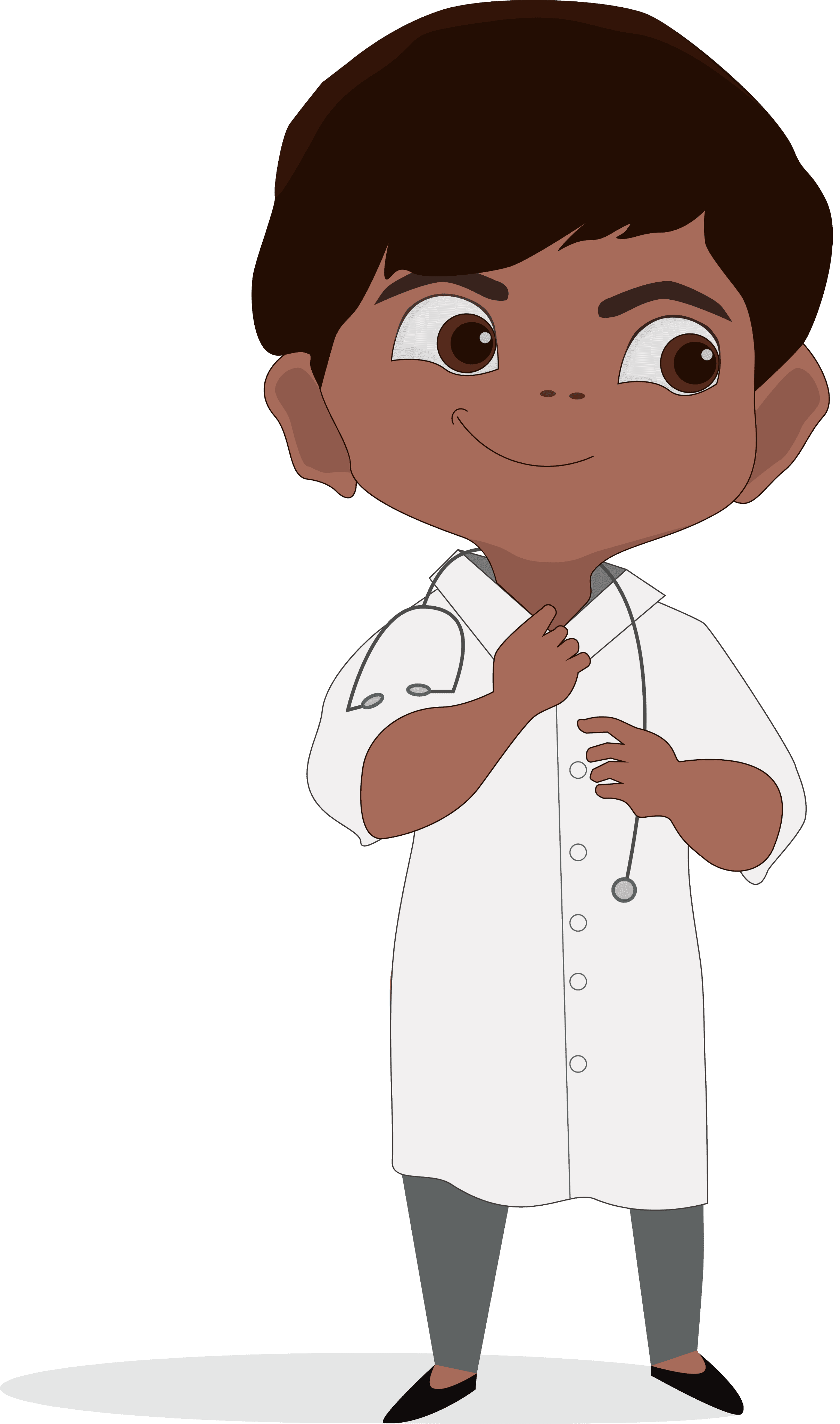 Dr Amtan character illustration
